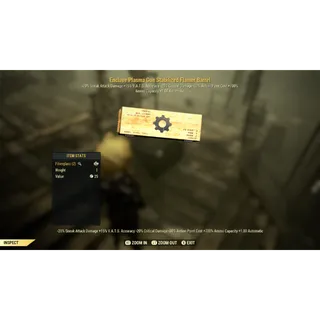 Enclave Plasma Gun Stabilized Flamer Barrel