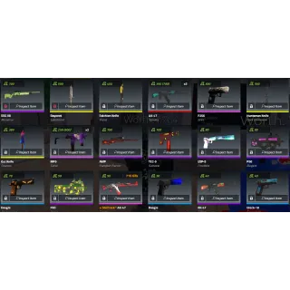 6K+ Value Counter Blox Inventory | CB