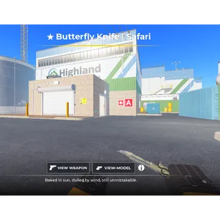Safari Butterfly| BloxStrike