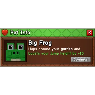 Big Frog | GaG 2