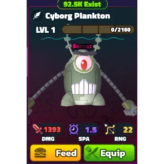 Cyborg Plankton | Spongebob TD