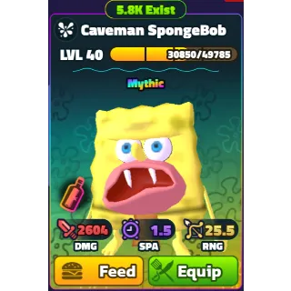 Secret Formula Caveman Spongebob | Spongebob TD