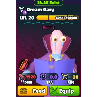 Secret Formula Dream Gary | Spongebob TD