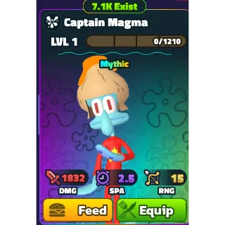 Captain Magma | Spongebob TD