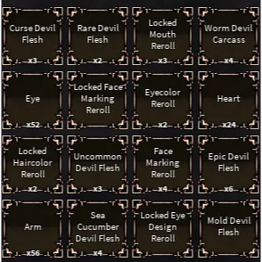 My entire inventory | Devil Hunter