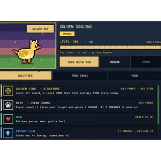Golden Gosling | PIXEL LINEAGE