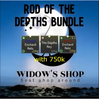 Hexed Relic, Abyssal Relic, And The Depths Key with 750k [Rod of the depths bundle] | FISCH