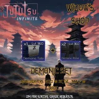 demonic set| jujutsu infinite