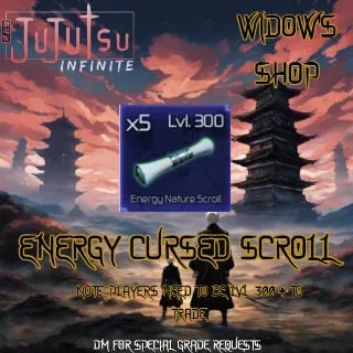 Energy nature scroll | Jujutsu infinite