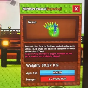 Titanic Peacock, 15 sec