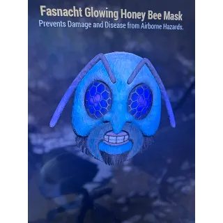 Fasnacht glowing honey bee mask