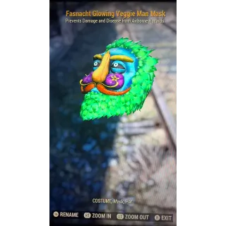 Glowing Veggie Man Mask