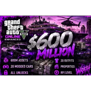 👑 WRATH MARKET — $600M GTA BOOST
