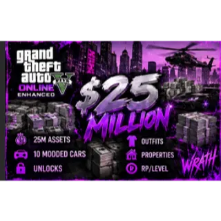 GTA Enhanced | $25M + 10 Cars