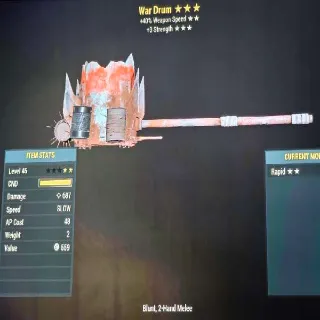 Legacy War Drum Rare