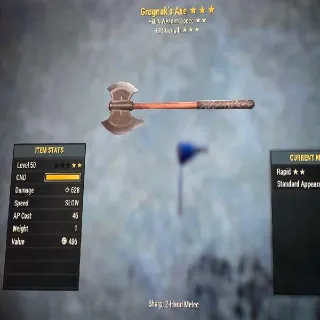 Rare Legacy Grognak Axe