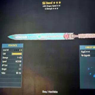 Legacy Ski Sword Rare