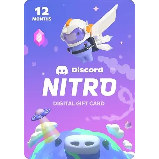 DISCORD NITRO GAMING 1 YEAR