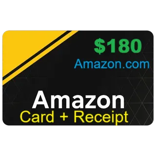 ✅ $180 AMAZON.COM High Quality Card ⚡Instant Delivery⚡
