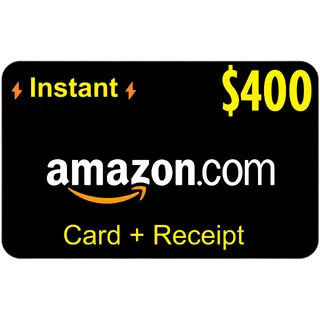 ✅ $400 AMAZON.COM High Quality Card ⚡Instant Delivery⚡