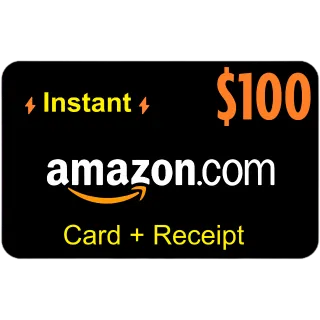 ✅ $100.00 AMAZON.COM ⚡Instant ⚡ High Quality Card  