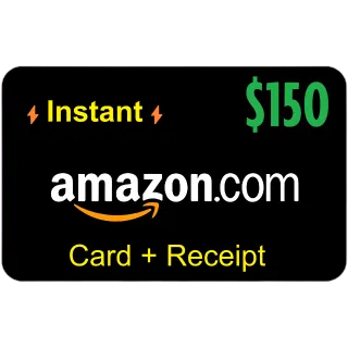 ✅ $150 AMAZON.COM High Quality Card ⚡Instant Delivery⚡