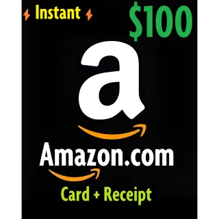 ✅ $100.00 AMAZON.COM High Quality Card ⚡Instant Delivery⚡