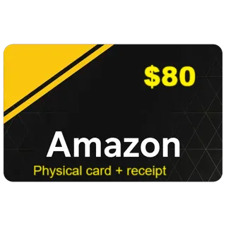 ✅ $80 AMAZON.COM High Quality Card ⚡Instant Delivery⚡
