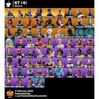 [PC/XBOX/PSN] 🔥 LEVEL 507| 67 OG SKINS 🔥OG STW🛡️ BLUE SQUIRE🛡️ROYALE KNIGHT⚔️ DRIFT 🌊OMEGAROK ⚡1250 VB 💰FULL ACCESS✅