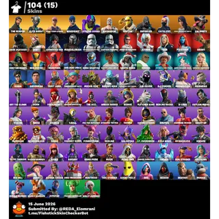 [PC/PS/XBOX]🔥104 SKINS🔥THE REAPER💀ELITE AGENT🪖RAGNAROK⚡RAPTOR🦅TAKE THE L 💃STW OG ACCESS⚔️LEVEL 1365 | 💰 50 VB | FULL ACCESS ✅