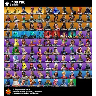 [PC/PS/XBOX] LEVEL 1521|108 SKINS| OG STW ⚔️ |GOLD MIDAS ✨ GOLD BRUTUS 🥇|ORANGE JUSTICE🍊|TAKE THE ELF| ROGUE AGENT 🕶️| 800 VB💰