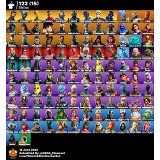 [PC/XBOX/PS] 122 SKINS 💀 THE REAPER⚡ELITE AGENT👑GOLD MIDAS🍥NARUTO💃TAKE THE L🕵️ROGUE AGENT|💰250 VB |LEVEL 1912| FULL ACCESS ✅