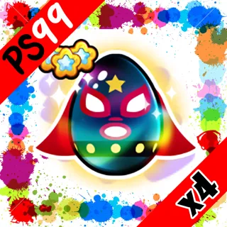 4x Exclusive Luchador Egg