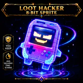 Loot Hacker 8-Bit Sprite