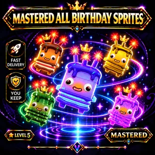 Mastered All Birthday Sprites | Level 5