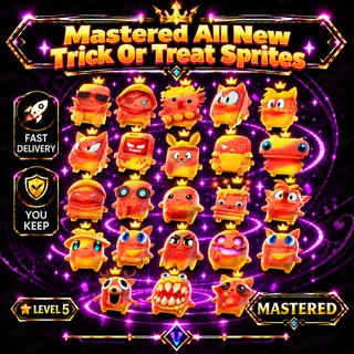 Mastered All New Trick Or Treat Sprites | Level 5