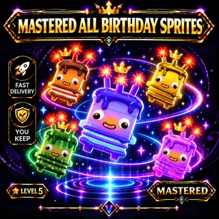 Mastered All Birthday Sprites | Level 5