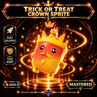 Mastered Trick Or Treat Crown Sprite | Level 5