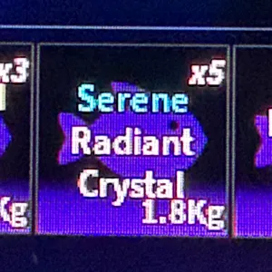 serene radiant crystal