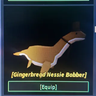 Gingerbread Nessie boat