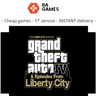 Grand theft Auto IV: Complete edition - ROCKSTAR key - INSTANT delivery