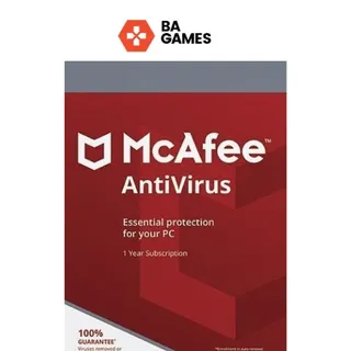 McAfee AntiVirus (2025) 1 Device 1 Year McAfee Key GLOBAL