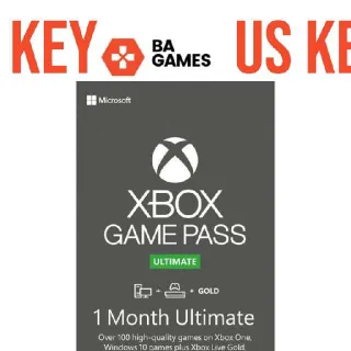 Xbox Game Pass Ultimate 1 month US