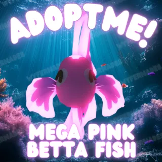 Mega Pink Betta Fish