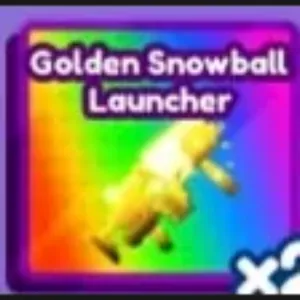 Golden snowball launcher