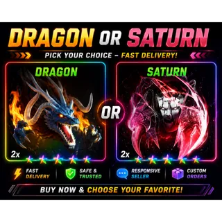 [Haze Piece] Dragon / Saturn | Choose One | Fast Delivery