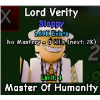 [Slop Tower Defense! ] Lord verity