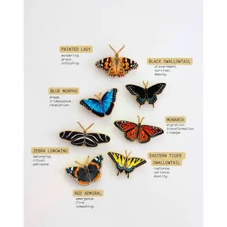 [Lineage Piece] Custom Order lineage piece Butterflies 1000 pieces