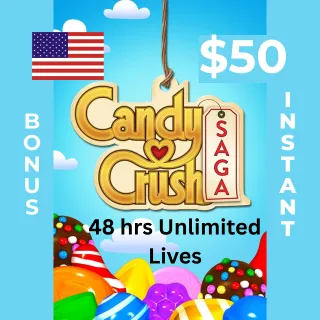 $50.00 [+Bonus] Candy Crush Saga
