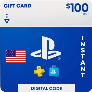 $100.00 PlayStation Store